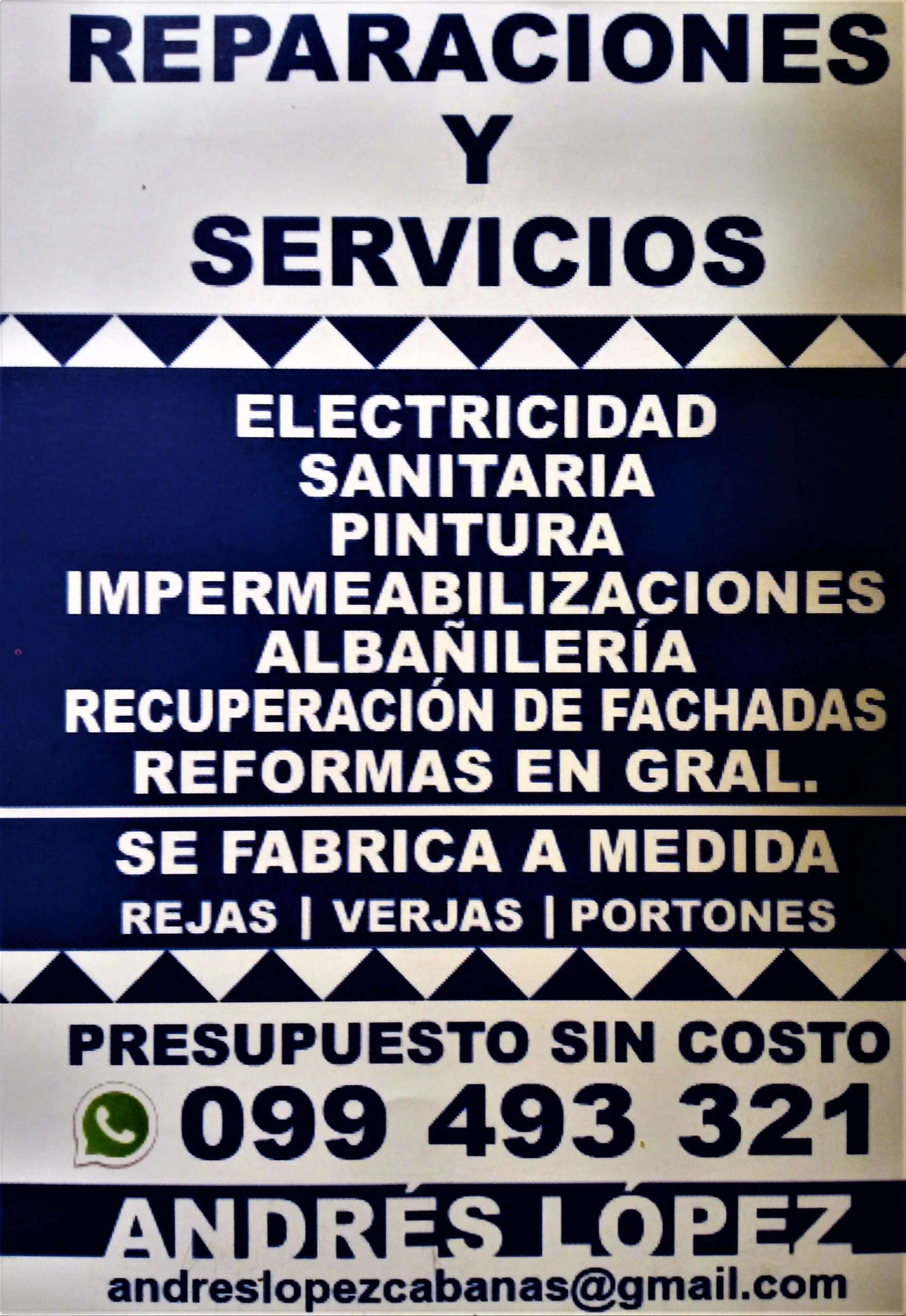 ANDRÉS LOPEZ REPARACIONES Y SERVICIOS